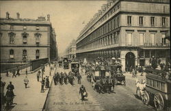 La Rue de Rivoli Postcard