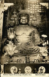 Daibutsu (Gigantic Bronz Image of Buddha) Postcard