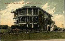 Residence of the Governor Ancon, Panama Postcard Postcard