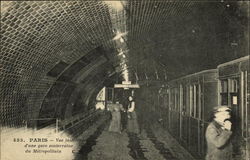 Interior View of an Underground Metro Station Postcard