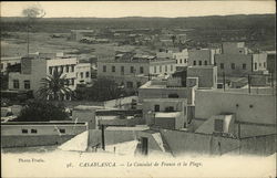 French Consulate and Beach Casablanca, Morocco Africa Postcard Postcard