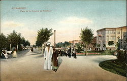 Alexandrie - Place de la Colonne de Khartoum Postcard