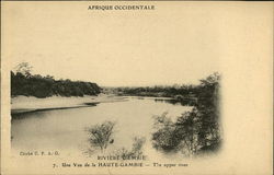 West Africa. The Gambia River- The upper river Postcard Postcard