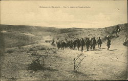 Colonne de Marakech. - Sur la route de Souk-el-Arba Postcard