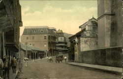 Street Scene Panama Postcard Postcard