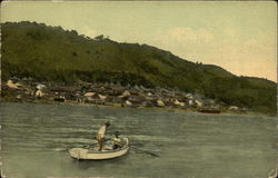 Oceanside Scene Panama Postcard Postcard