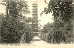 View Of The Pagoda At Kew Gardens London, United Kingdom Postcard Postcard