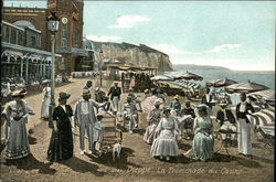 La Promenade du Casino Dieppe, France Postcard Postcard