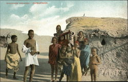 Soudanese children. Omdurman Sudan Africa Postcard Postcard