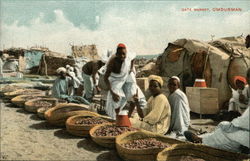 Date market Omdurman, Sudan Africa Postcard Postcard