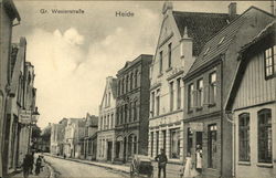 Gr. Westerstraße Heide, Germany Postcard Postcard