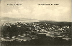 Ostseebad Ahlbeck vom Bismarkturm aus gesehen Heringsdorf, Germany Postcard Postcard