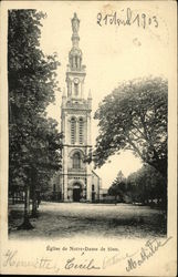 Eglise de Notre-Dame de Sion Switzerland Postcard Postcard