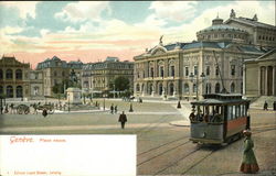 Genève. Place neuve Postcard