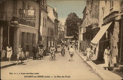 La Rue des Ponts Nogent-sur-Seine, France Postcard Postcard