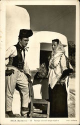 IBIZA (Baleares) - 18 Pareja con el traje tipico Postcard Postcard