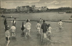 Dusseldorf Beach Oberkassel, Germany Postcard Postcard