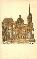 Aachen Cathedral Germany Postcard Postcard