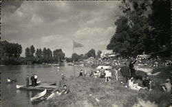 The Banks of The Marne Postcard