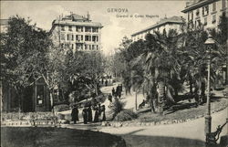 Giardini di Corso Magenta Postcard