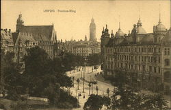 Thomas-Ring Leipzig, Germany Postcard Postcard