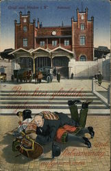 Bahnhof Postcard