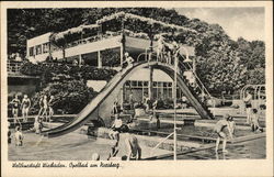 Weltkurstadt Wiesbaden Germany Postcard Postcard