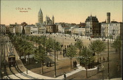 Cöln a. Rh. - Neumarkt Cologne, Germany Postcard Postcard