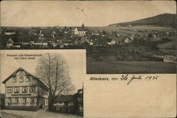 Brauerel Und Gastwirtschaft von Adam Geuss Hotels Postcard Postcard