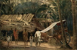 An Indian Homestead Postcard