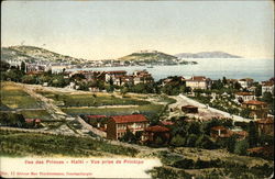 Prince's Islands  Halki View from Prinkipo Postcard