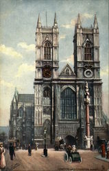 Westminster Abbey London, England Postcard Postcard