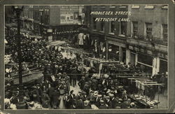 Middlesex Street, Petticoat Lane London, England Postcard Postcard