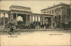 Hyde Park Corner London, England Postcard Postcard