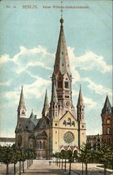 Kaiser Wilhelm Gedachtniskirche Berlin, Germany Postcard Postcard