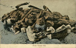 Hindu Funeral Pile Postcard