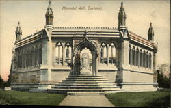 Memorial Wall, Cawnpore Postcard