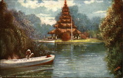 The Pagoda, Eden Gardens Postcard