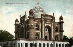 Mausoleum of Sufter Jung Delhi, India Postcard Postcard