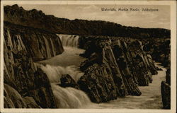 Waterfalls, Marble Rocks Postcard