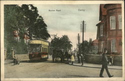 Burton Road, Derby Postcard