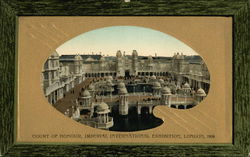 Court of Honour, Imperial International Exhibition, London 1909 Postcard