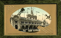 Grand Restaurant, Imperial International Exhibition, London 1909 Postcard