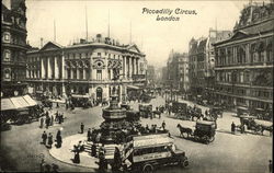 Piccadilly Circus London, England Postcard Postcard