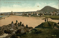 View from the Beach North Berwick, Scotland Postcard Postcard