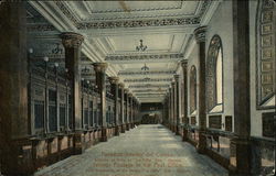 Interior Passage in the Post Office Postcard