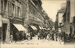 La Rue de Siam - Siam Street Brest, France Postcard Postcard