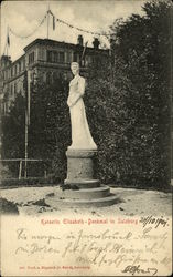 Empress Elizabeth Monument Salzburg, Austria Postcard Postcard