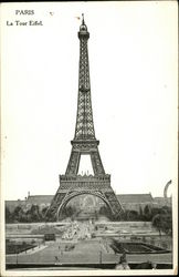 Eiffel Tower Postcard