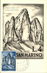 Tre Cime di Lavaredo Maximum Cards Postcard Postcard